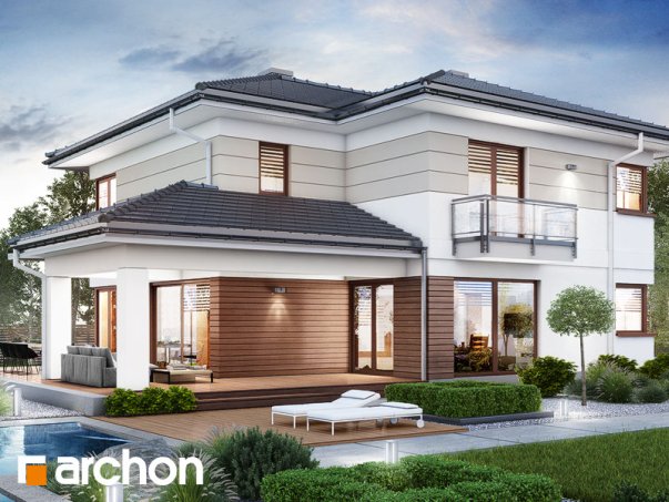 Проєкт будинку Вілла Еліза 5 (Г2) - Двоповерхові дома в Україні