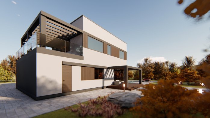 Проєкт будинку DB 36 - Двоповерхові дома в Україні