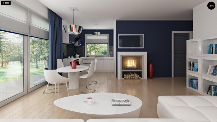 Проєкт будинку U211 S - З мансардним поверхом дома в Україні