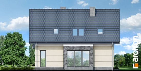 Проект дома Дом в миловонках 2 - 5 С мансардным этажом дома в Украине