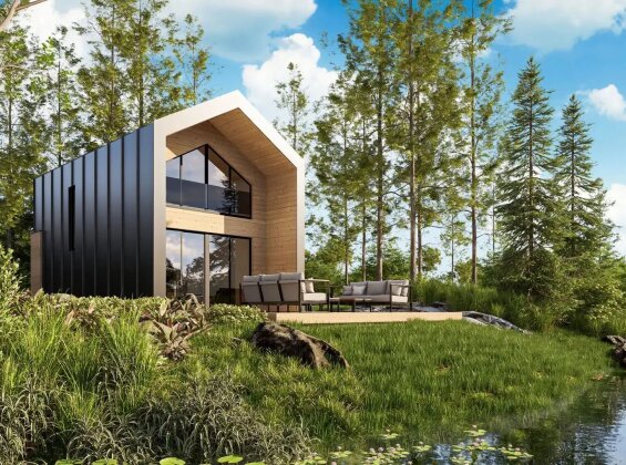 Проект будинку з мансардою Z523