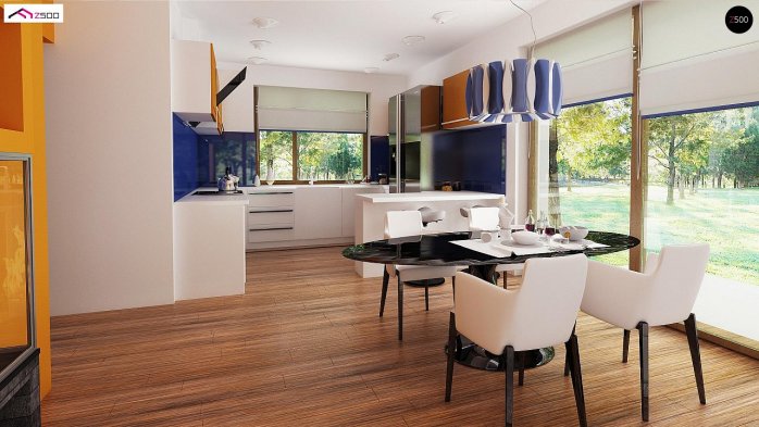 Проект дома U308 - 13 Одноэтажные дома в Украине