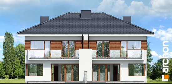 Проект дома Вилла Юлия вер.3 - 6 Двухэтажные дома в Украине