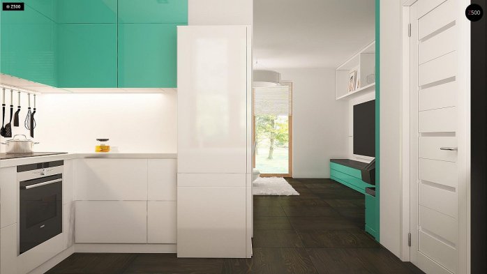 Проєкт будинку U254 - Одноповерхові дома в Україні