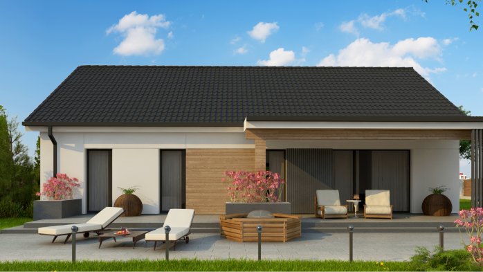 Проєкт будинку U376 35 v1 - Одноповерхові дома в Україні