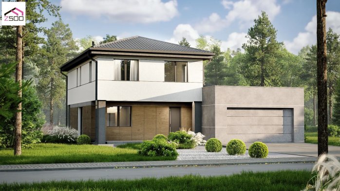 Проєкт будинку U487 - Двоповерхові дома в Україні