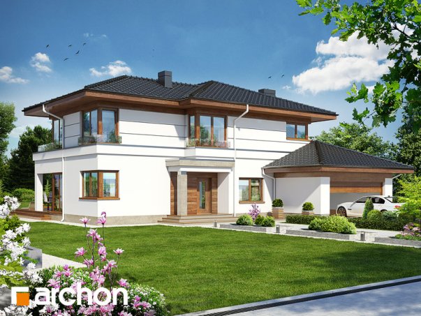 Проект дома Вилла Вероника 3 вер. 2 - 2 Двухэтажные дома в Украине