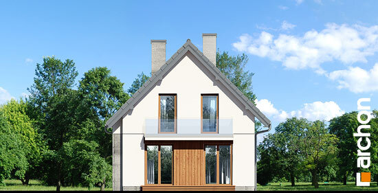 Проєкт будинку Будинок у винограді 7 - З мансардним поверхом дома в Україні