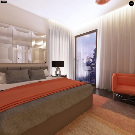 Проект дома Ux45 - 28 Двухэтажные дома в Украине