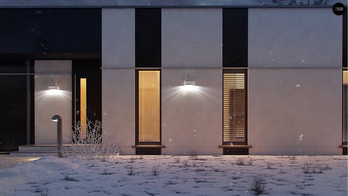 Проект дома Ux116 - 8 Одноэтажные дома в Украине