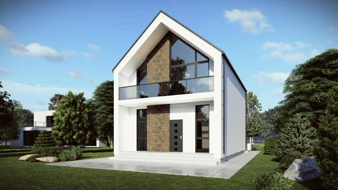 Проект дома DBT 666 - 1 Двухэтажные дома в Украине