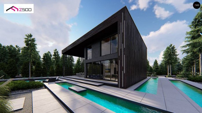 Проєкт будинку Ux167 - Двоповерхові дома в Україні