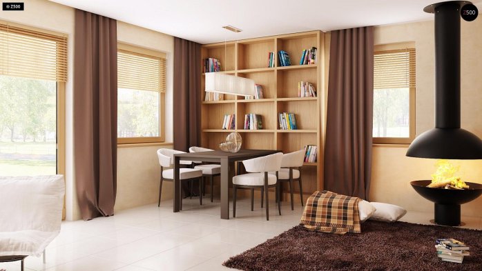 Проєкт будинку u1 gl - З мансардним поверхом дома в Україні