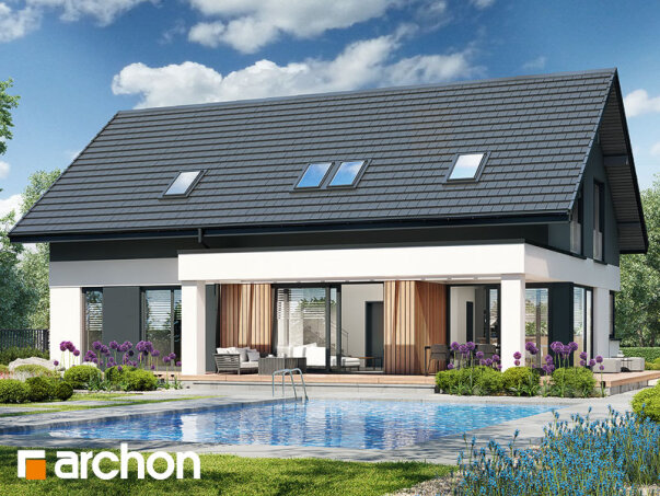 Проект дома Дом в дабециях 4 (Г) - 1 С мансардным этажом дома в Украине