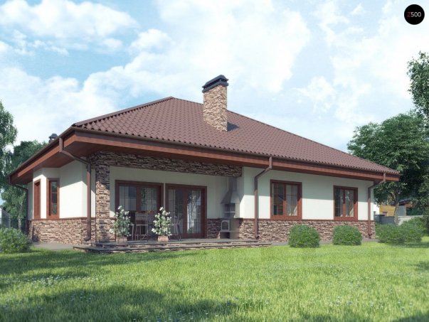 Проект дома U10 stu bk v1 - 2 С мансардным этажом дома в Украине