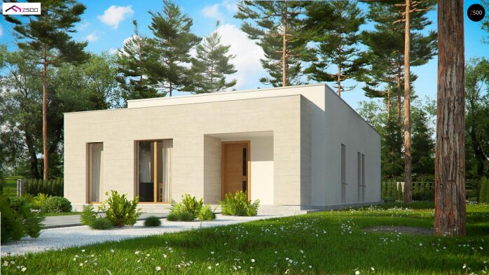 Проект дома Ux67 - 5 Одноэтажные дома в Украине