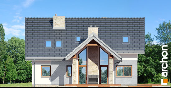 Проект дома Дом в брунерах - 6 С мансардным этажом дома в Украине