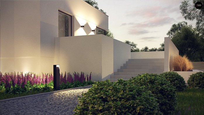 Проєкт будинку Ux140 - Двоповерхові дома в Україні