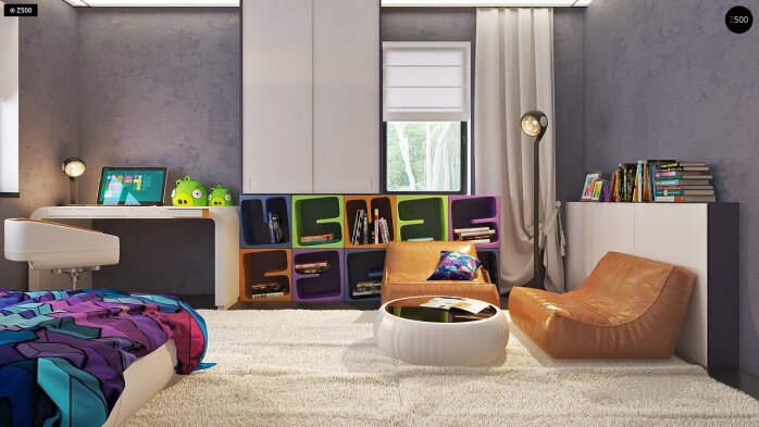 Проект дома U273 a - 14 Одноэтажные дома в Украине