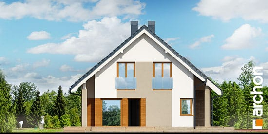 Проєкт будинку Будинок в герміні 2 - З мансардним поверхом дома в Україні