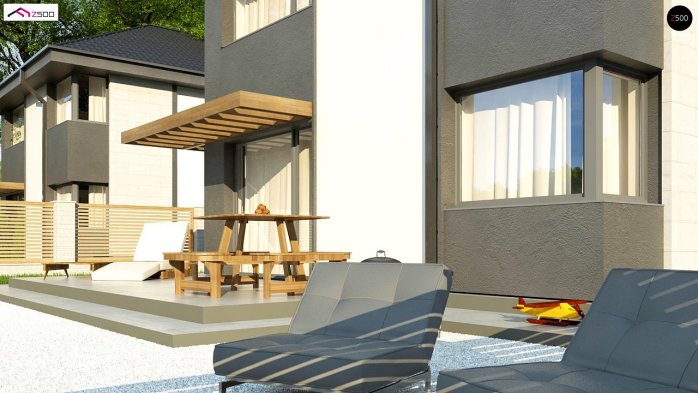 Проєкт будинку U276 - Двоповерхові дома в Україні