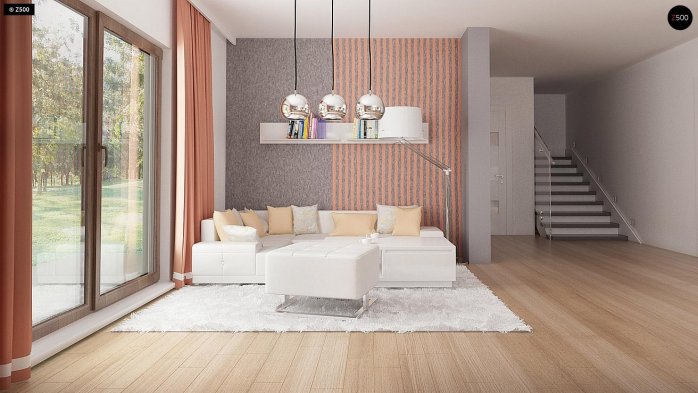 Проєкт будинку U263 + - З мансардним поверхом дома в Україні