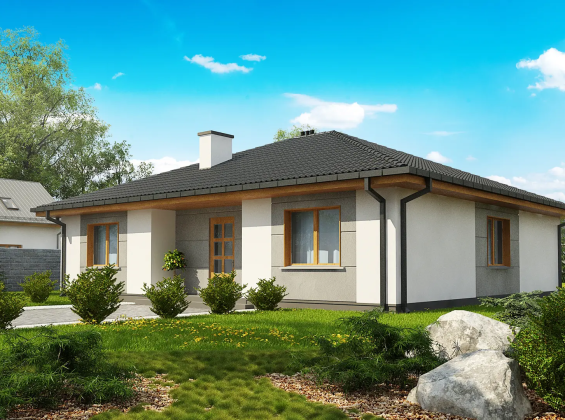 Проект одноэтажного дома z67 a