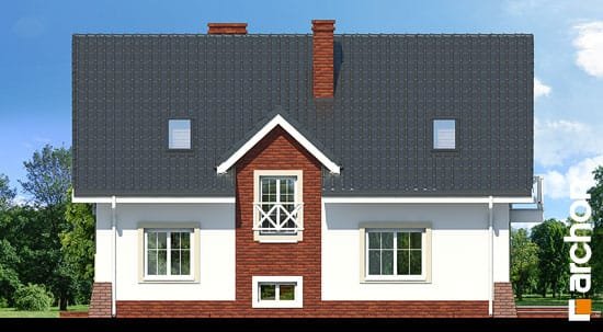 Проект дома Дом в горошке 4 вер.2 - 6 С мансардным этажом дома в Украине