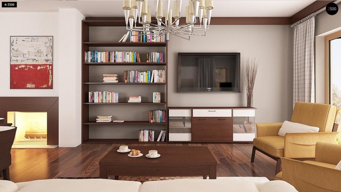 Проект дома U199 v1 - 5 Одноэтажные дома в Украине