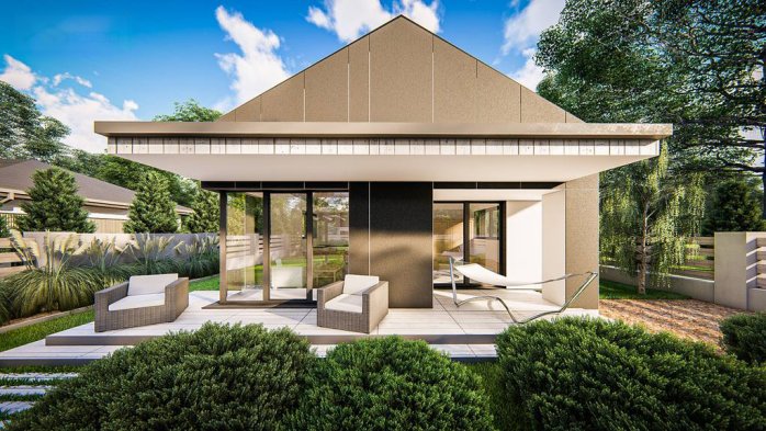 Проект дома U498 - 2 Одноэтажные дома в Украине