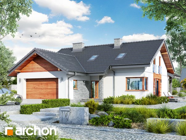 Проект дома Дом в первоцветах (Г2) - 2 С мансардным этажом дома в Украине