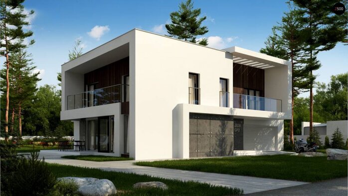 Проект дома Ux39 GP2 - 2 Двухэтажные дома в Украине