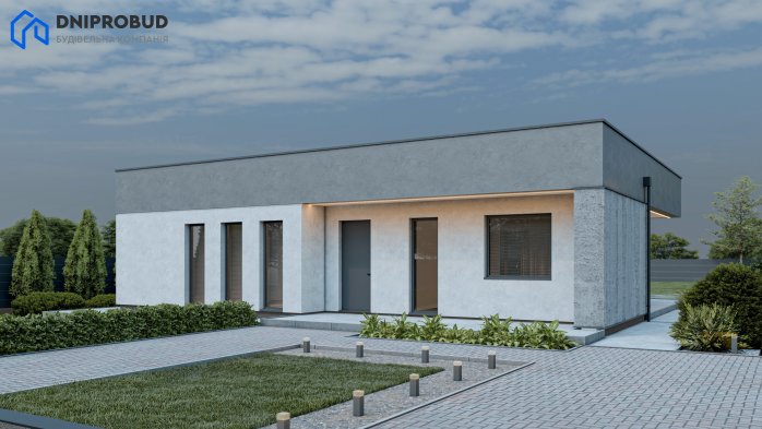 Проєкт будинку Db 33 - Одноповерхові дома в Україні