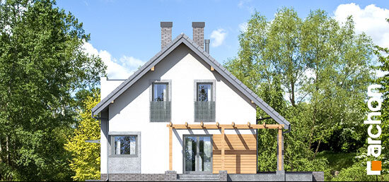 Проект дома Дом в аденофорах вер.2 - 6 С мансардным этажом дома в Украине