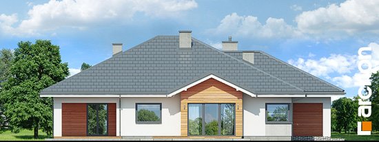 Проект дома Дом в джонагольдах 4 (Г2) - 4 Одноэтажные дома в Украине