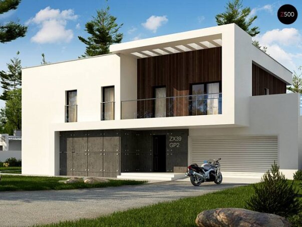 Проект дома Ux39 GP2 - 1 Двухэтажные дома в Украине