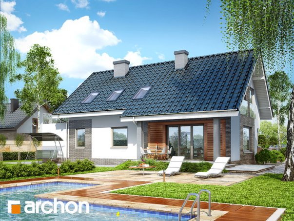 Проект дома Дом в гейджее (Г2) - 2 С мансардным этажом дома в Украине