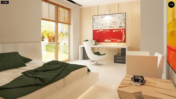 Проект дома Ux49 - 18 Одноэтажные дома в Украине