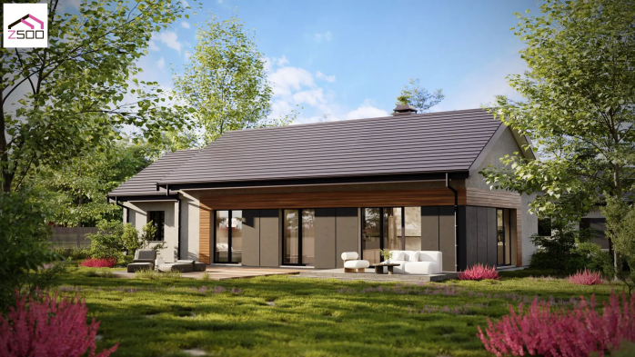 Проєкт будинку U527 - Одноповерхові дома в Україні