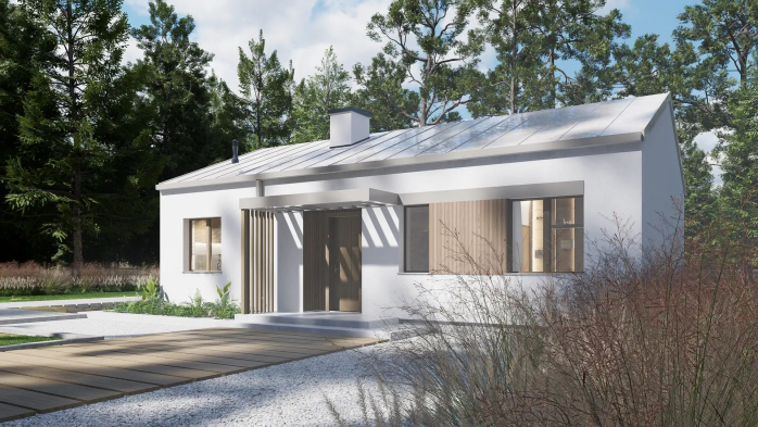 Проект дома U585 - 3 Одноэтажные дома в Украине