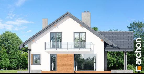 Проект дома Дом в аурорах 7 - 5 С мансардным этажом дома в Украине