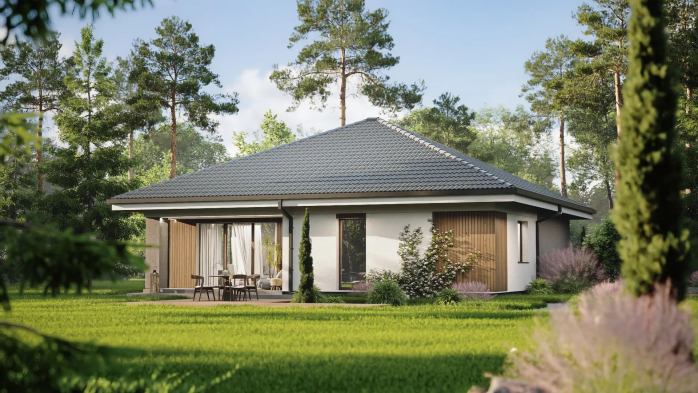 Проєкт будинку U521 v1 - Одноповерхові дома в Україні