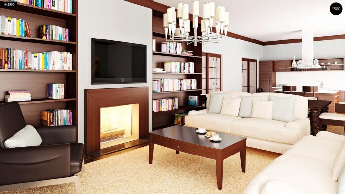 Проект дома Ux15 GL2 - 6 Двухэтажные дома в Украине