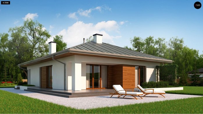 Проєкт будинку U367 - Одноповерхові дома в Україні