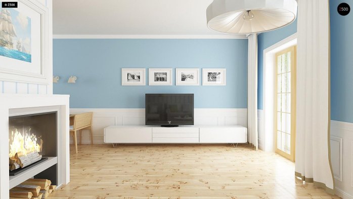 Проект дома U14 w - 3 С мансардным этажом дома в Украине