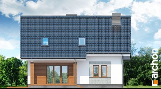 Проєкт будинку Будинок в яблонках (Т) - З мансардним поверхом дома в Україні