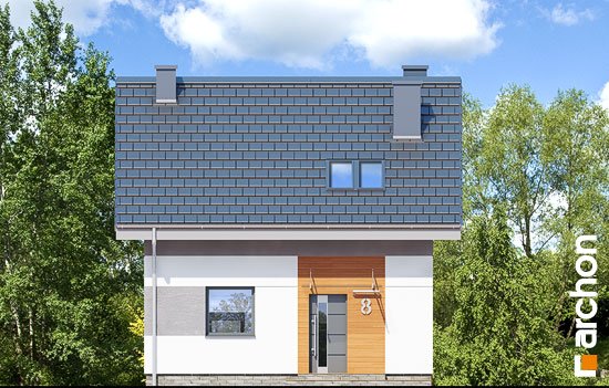 Проєкт будинку Будинок в аркадії - З мансардним поверхом дома в Україні