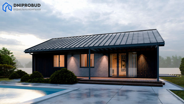 Проєкт будинку DB 53 - Одноповерхові дома в Україні