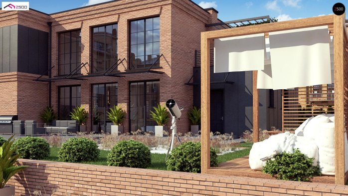 Проект дома Ux126 - 2 Двухэтажные дома в Украине