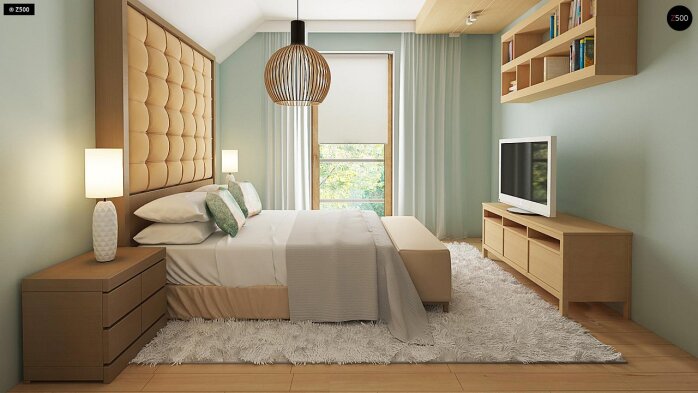 Проєкт будинку U38 D GP - З мансардним поверхом дома в Україні